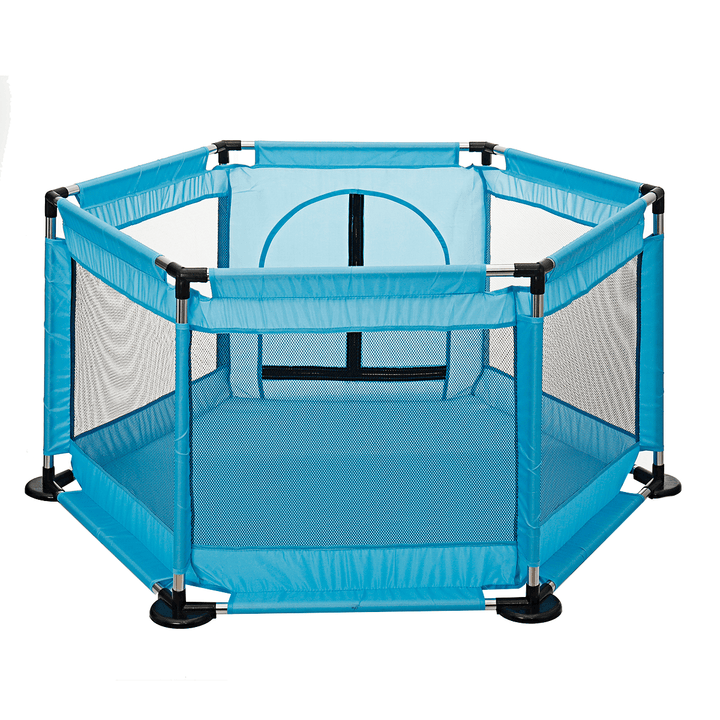 50Inch 6 Sided Baby Toddler Playpen Playinghouse for under 3 Years Old Interactive Kids Children Learning Playing Room with Safety Gate