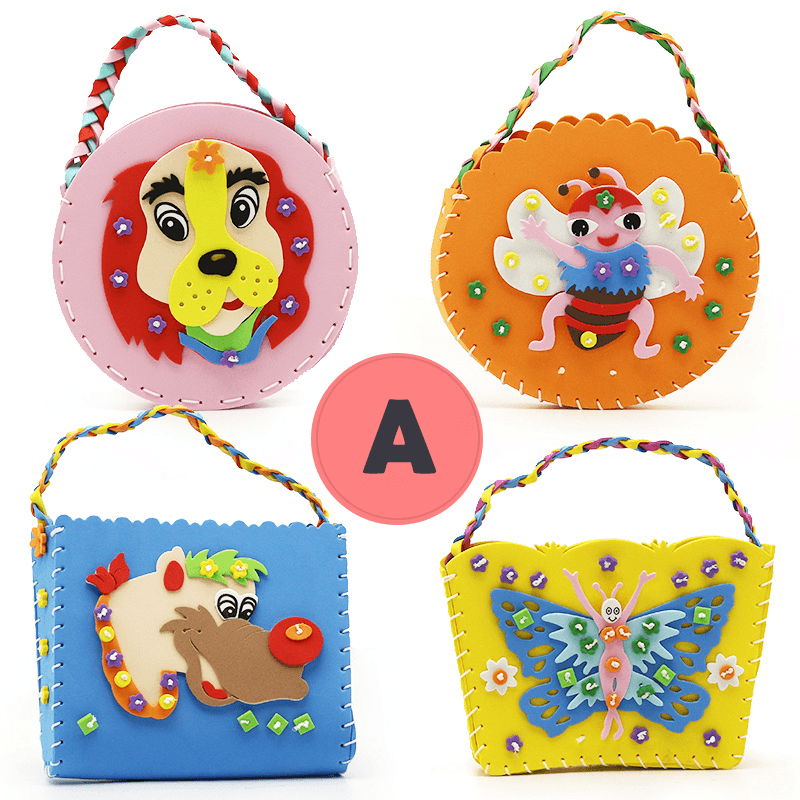 EVA Children'S Handmade Diy Cute Production Three Dimensional Creative Toy Material Bag