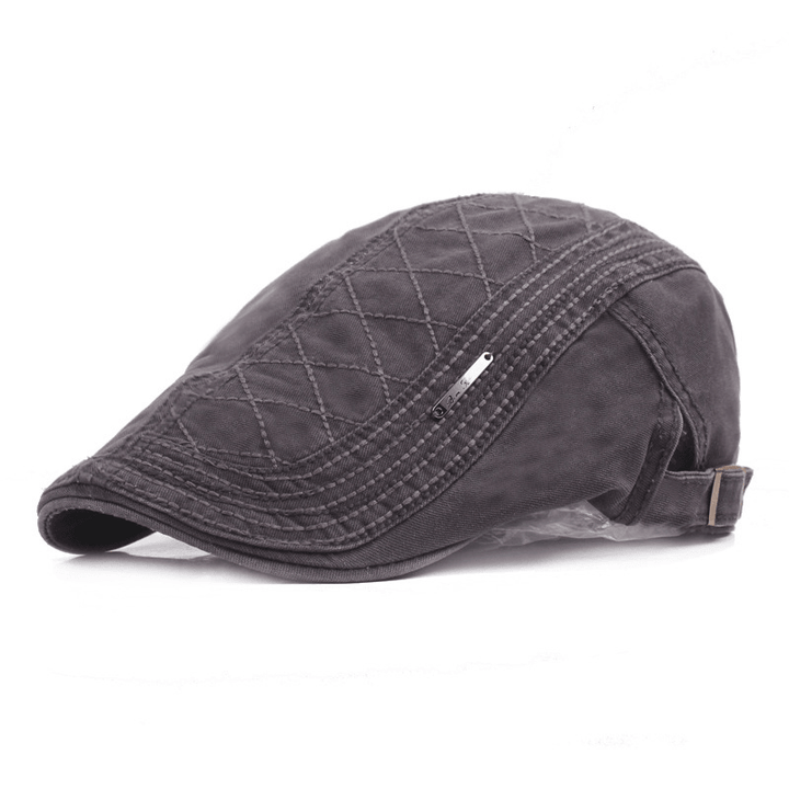 Men'S Monochrome Beret Youth Leisure Outing