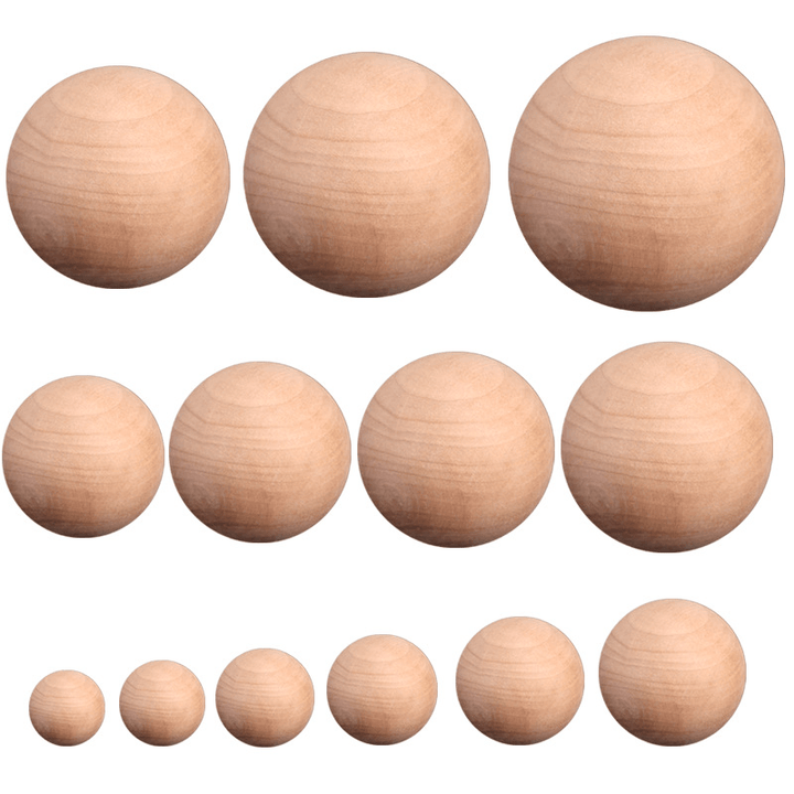 Solid Wood Color Wooden Ball