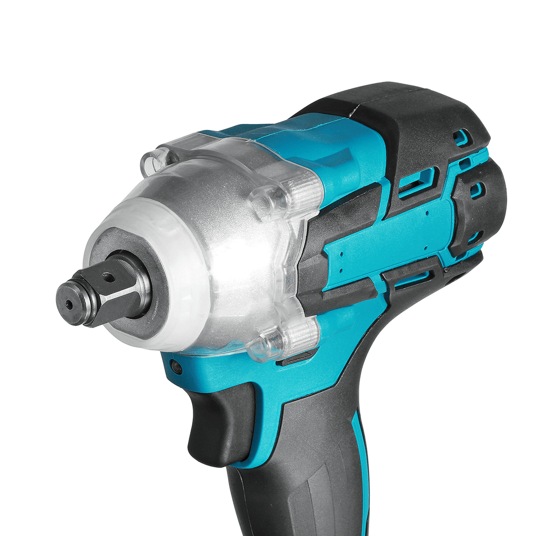 100-240V 20V 520N.M 4000RPM Brushless Electric Impact Wrench Cordless 1/2" Power Tool for Makita Battery