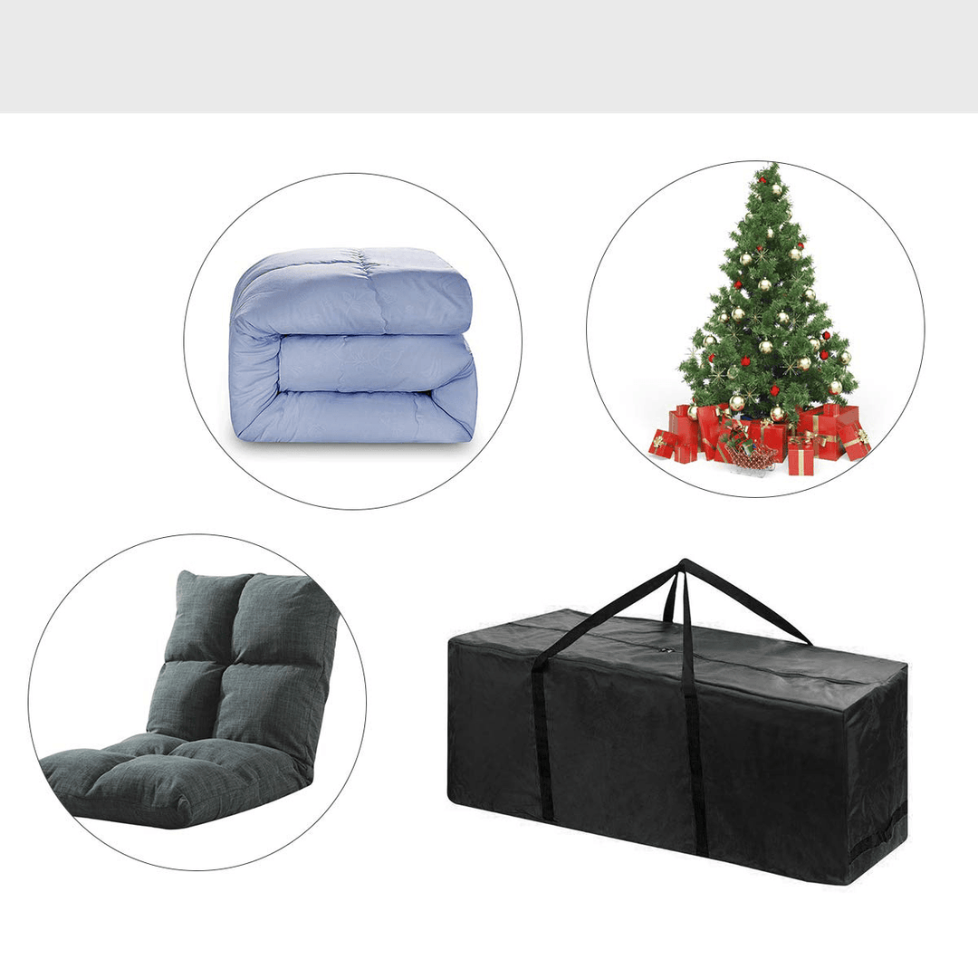 Outdoor Waterproof Christmas Xmas Tree Storage Bag Extra Large Cushion Bag Clothes Storage Punch