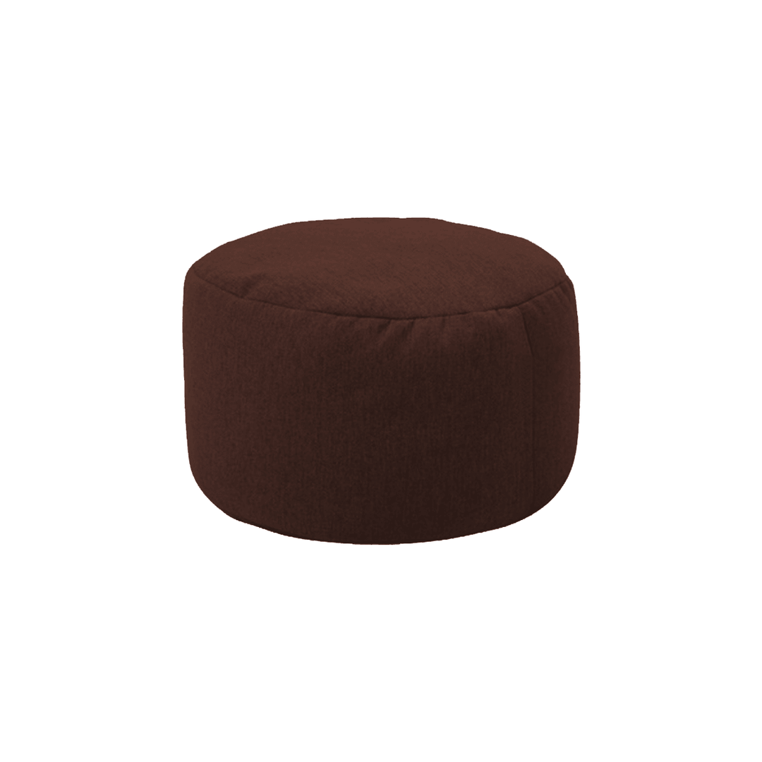 Nesloth Small round Beanbag Sofas Cover without Filler Upholstered Velvet Footstool Chair Pouf Puff Couch Tatami Living Room