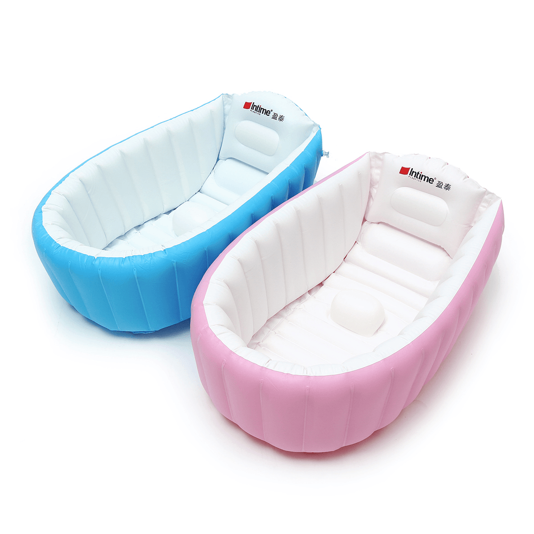 Portable Inflatable Bathtub for Babies Kid Baby Bath Thickening Folding