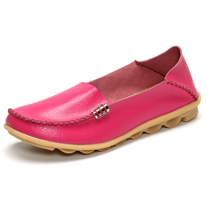 US Size 5-13 Women Flat Shoes Casual Comfortable Outdoor Slip on Loafers - MRSLM