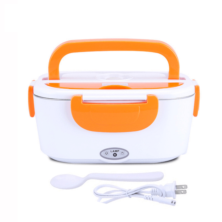 1.5L Electric Lunch Box Car Plug-In Heating Insulated Food Warmer Container Outdoor Travel - MRSLM