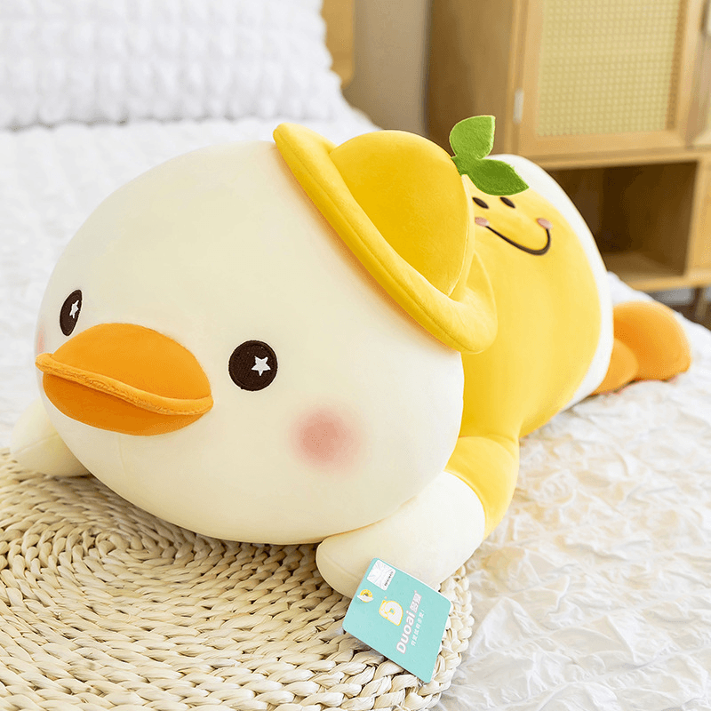 Cartoon Smiling Little Yellow Duck Plush Toy