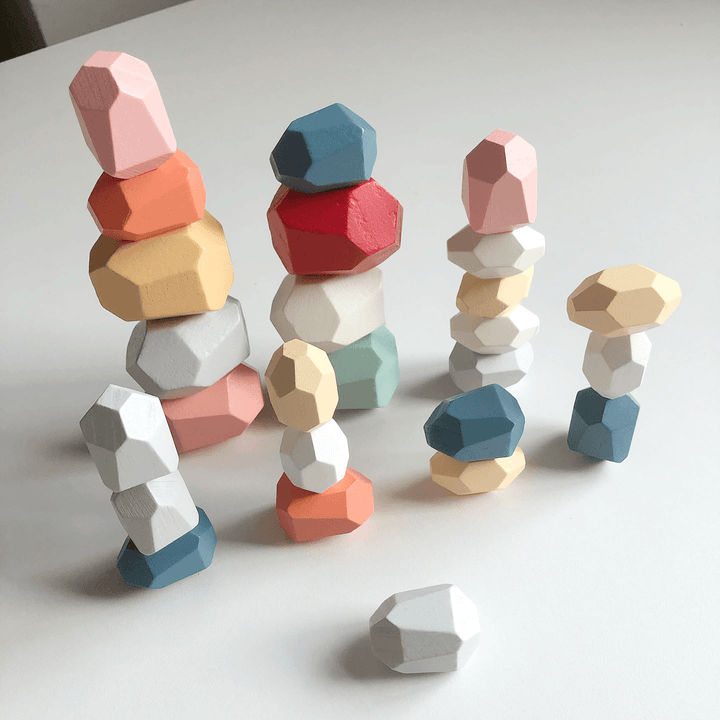 Children'S Early Education Colorful Combination Stacked Stone