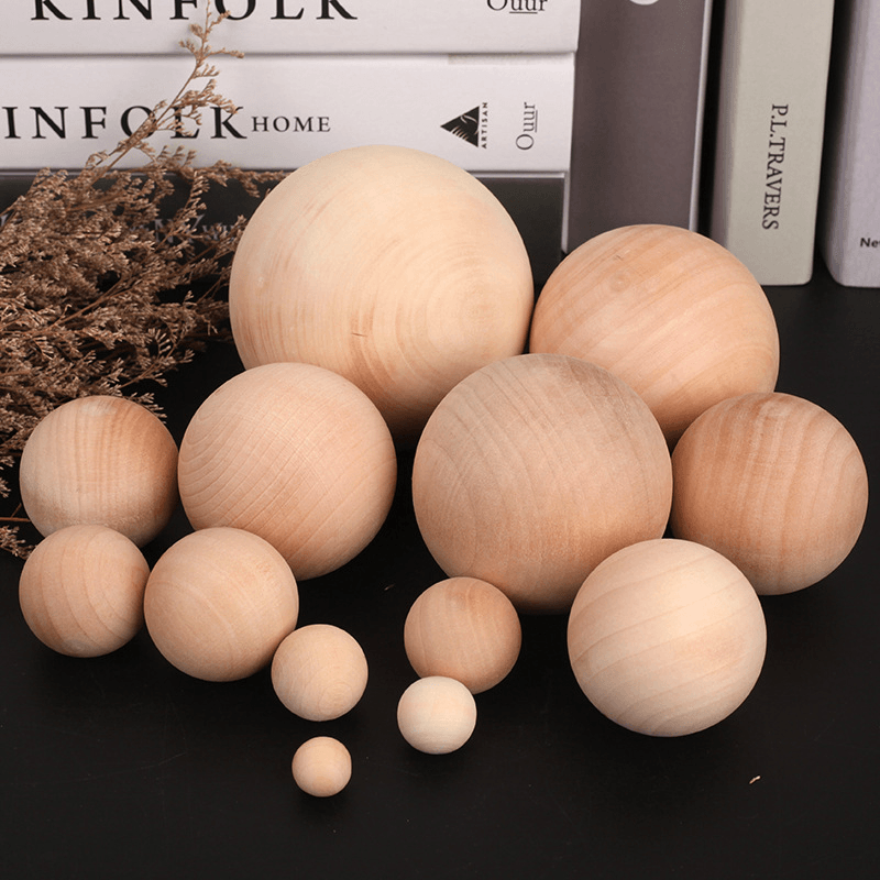 Solid Wood Color Wooden Ball