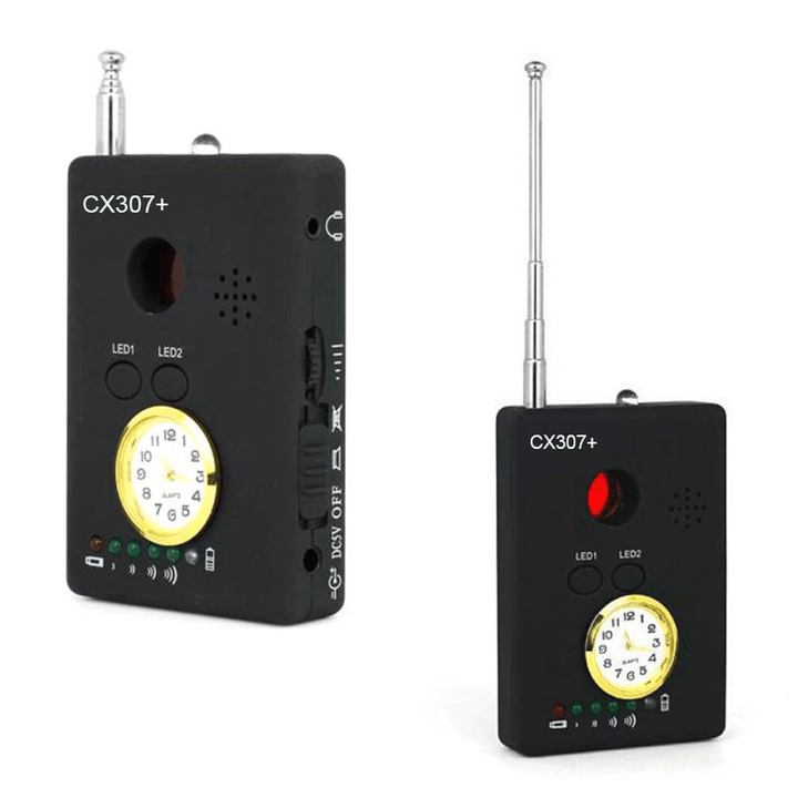 XANES CX307+ Full Range Wireless Signal Detector Bug RF Detector Sport Camera Lens