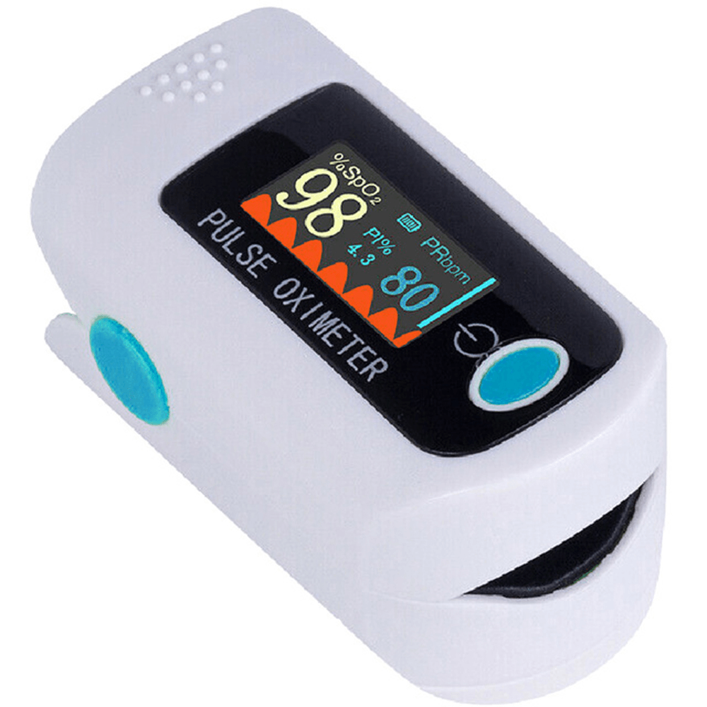 BOXYM X1805 Finger-Clamp Pulse Oximeter HD OLED Display Finger Heart Rate Monitor Spo2 PR Blood Oxygen Fingertip Pulse Oximeter Oxygen OLED Saturation Monitor Oximeter