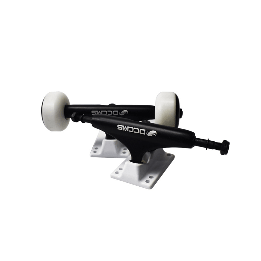 5 Inch Skateboard Trucks Alloy Longboard Holders Brackets with 8 Pcs 51Mm Diameter Wheels Cycling