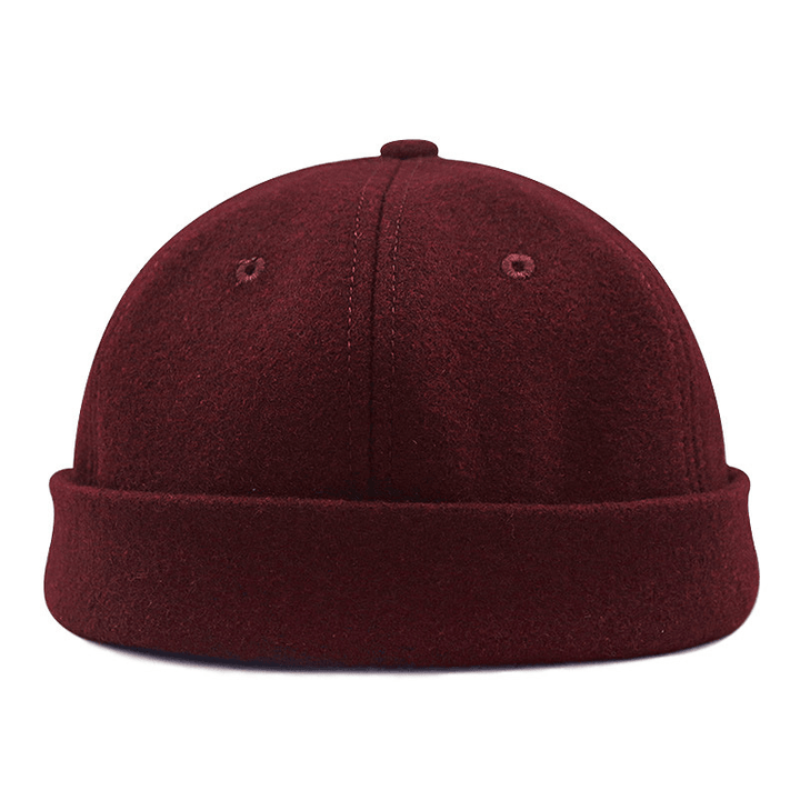 New Hot-Selling Woolen Hat for Men plus Velvet Thickening