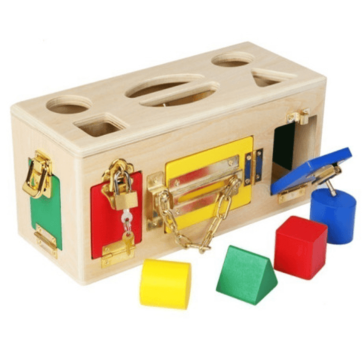 Early Childhood Education Puzzle Unlocking Toy Busy Board Parent-Child Game