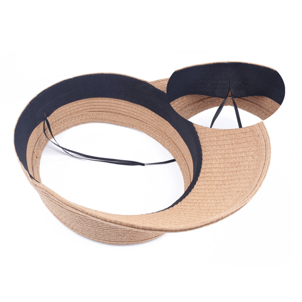 Women Outdoor Breathable Foldable Straw Hat