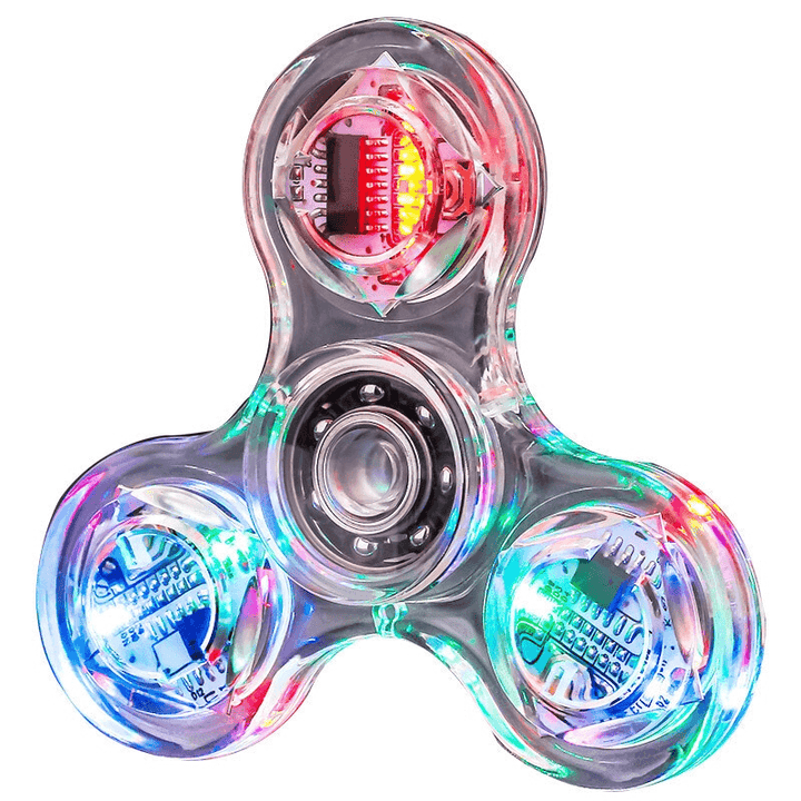 Fingertip Spinner High Speed Adult Finger Decompression Luminous Luminous Toy with Light