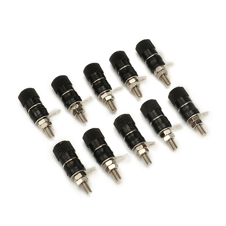 Wendao JS-910B AV 4Mm Wiring Terminal Block Wire Adapter Connectors 10Pcs - MRSLM