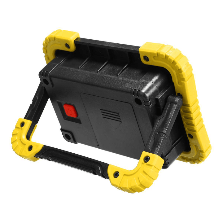 380W COB Work Lamp 2 Modes Adjustable USB Rechargeable Camping Light Searchlight Power Bank