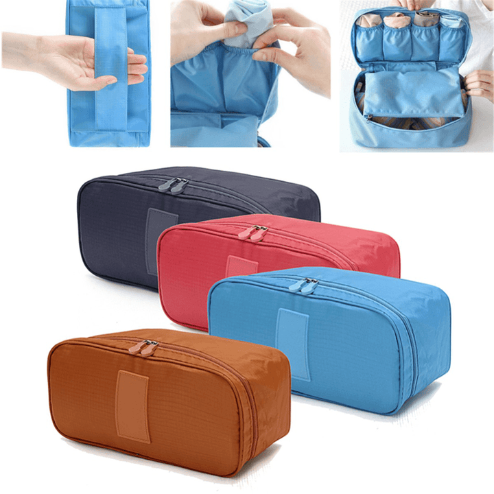 Portable Protect Bra Underwear Socks Cosmetic Packing Cube Storage Bag Travel Luggage Organizer