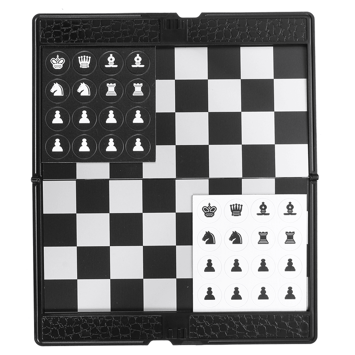 Folding Magnetic Chess Set Portable Wallet Pocket Chess Board Puzzle Kids Adult Games Indoor Outdoor Travel