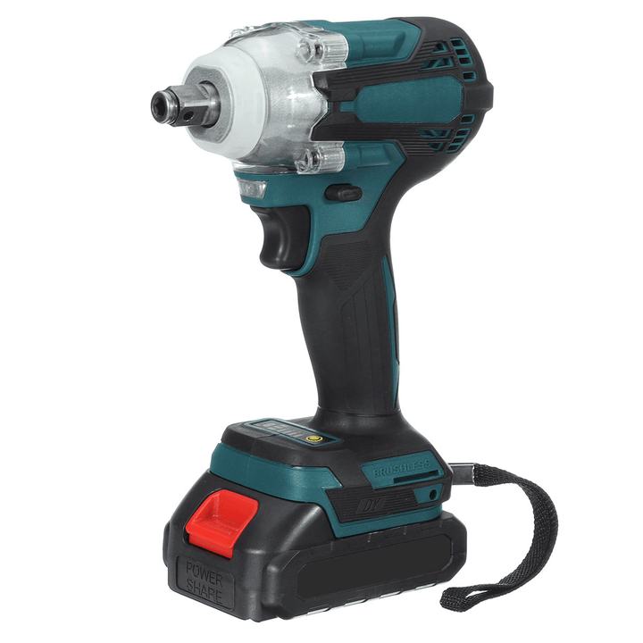 4 Speed Brushless Cordless Electric Impact Wrench with Battery 1200N.M Rechargeable 1/2Inch Torque Wrench Screwdriver Power Tools