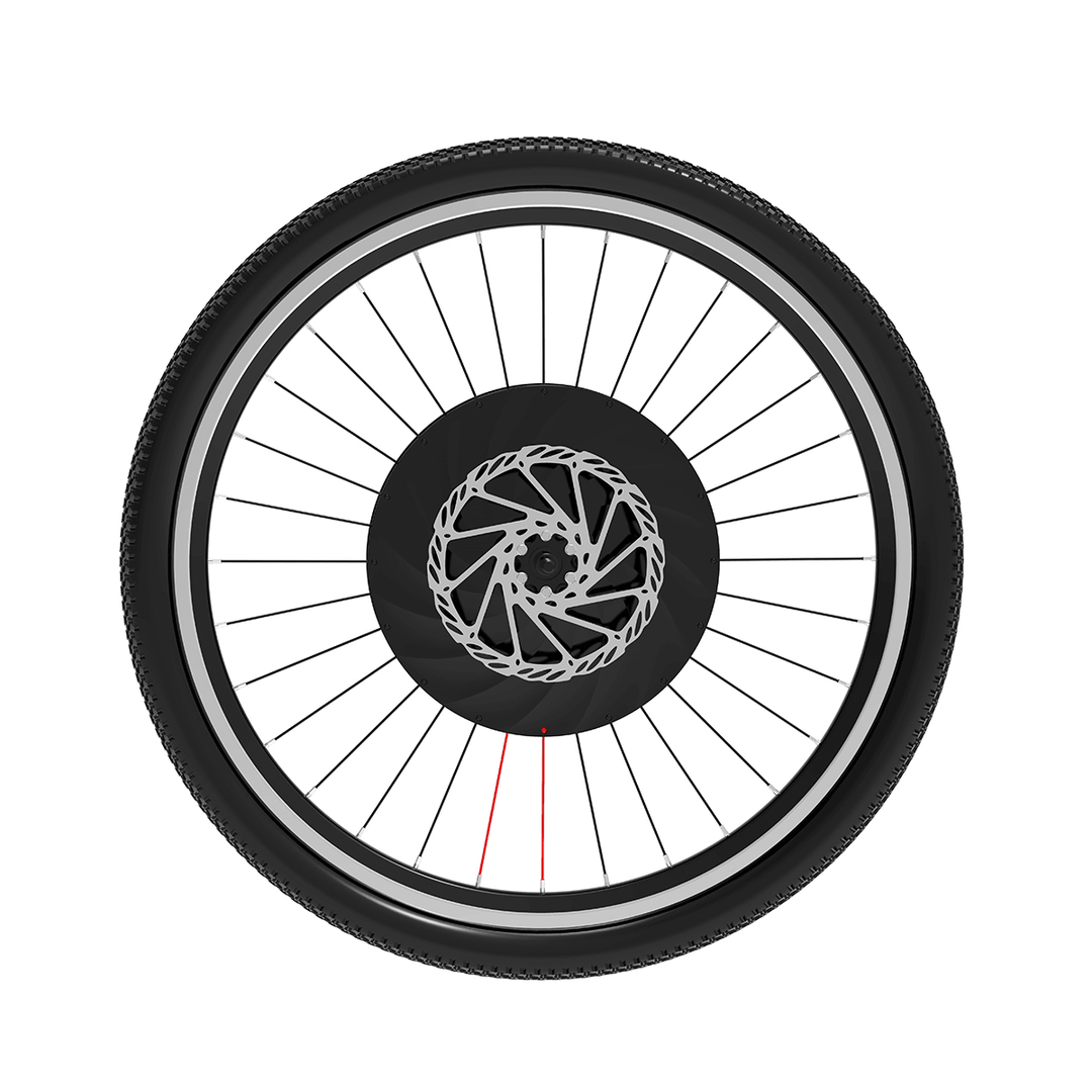 Imortor S1 700C V Brake 3.2Ah 36V 240W Brushless Motor Intelligence Bicycle Wheel APP Control IP65 35Km/H Top Speed 30Km Mileage