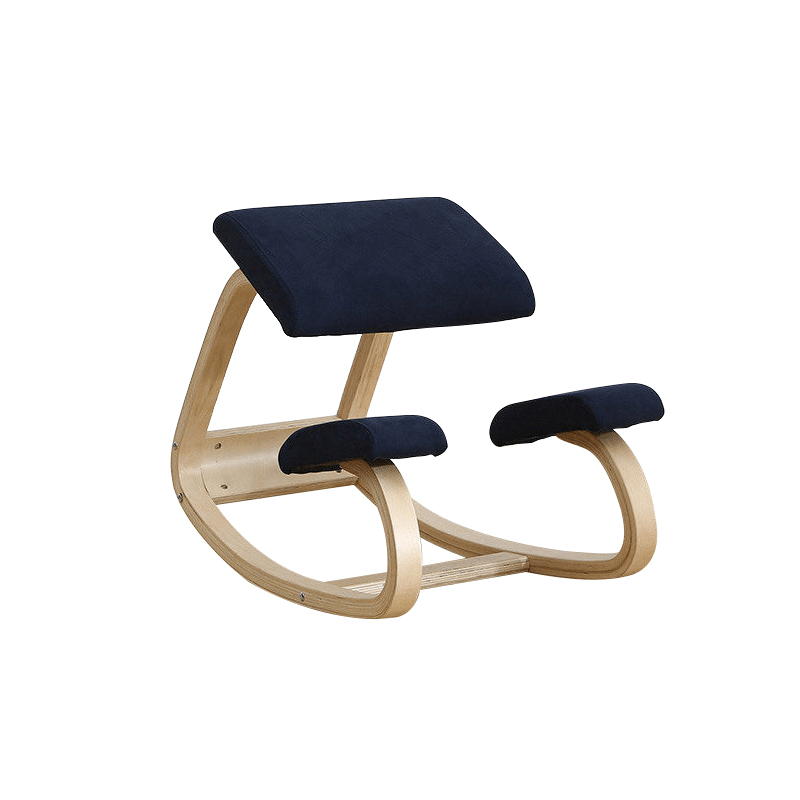 Birch Kneeling Chair Ergonomics Functional Chair Curvy Maintaining Correct Posture