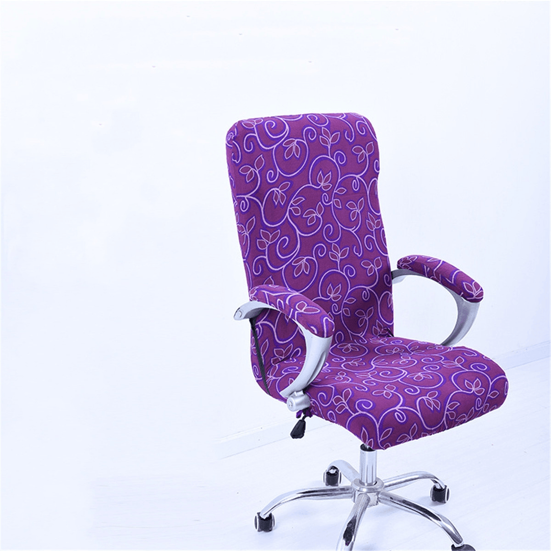 Spandex Office Computer Chair Covers Stretchable Rotate Swivel Chair Seat for Office Home