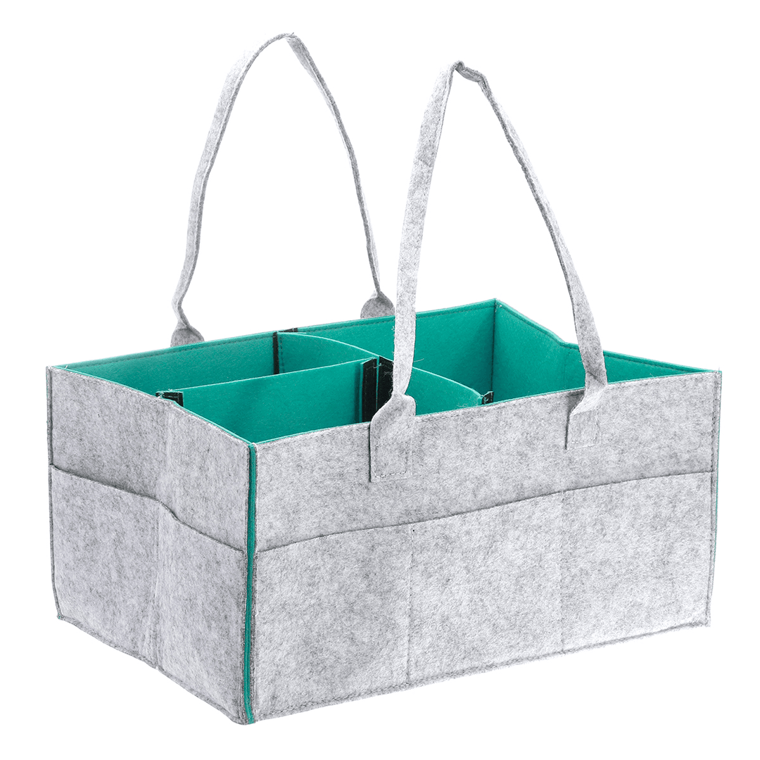 Large Baby Diaper Organizer Caddy Changing Nappy Kids Storage Carrier Hand Bag - MRSLM