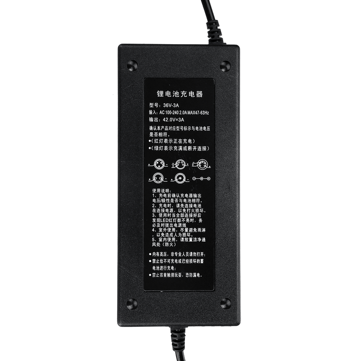 42V 3A DC Connector Quick Power Charger Adapter for M365/M187/PRO Ninebot ES1-4 Electric Scooter