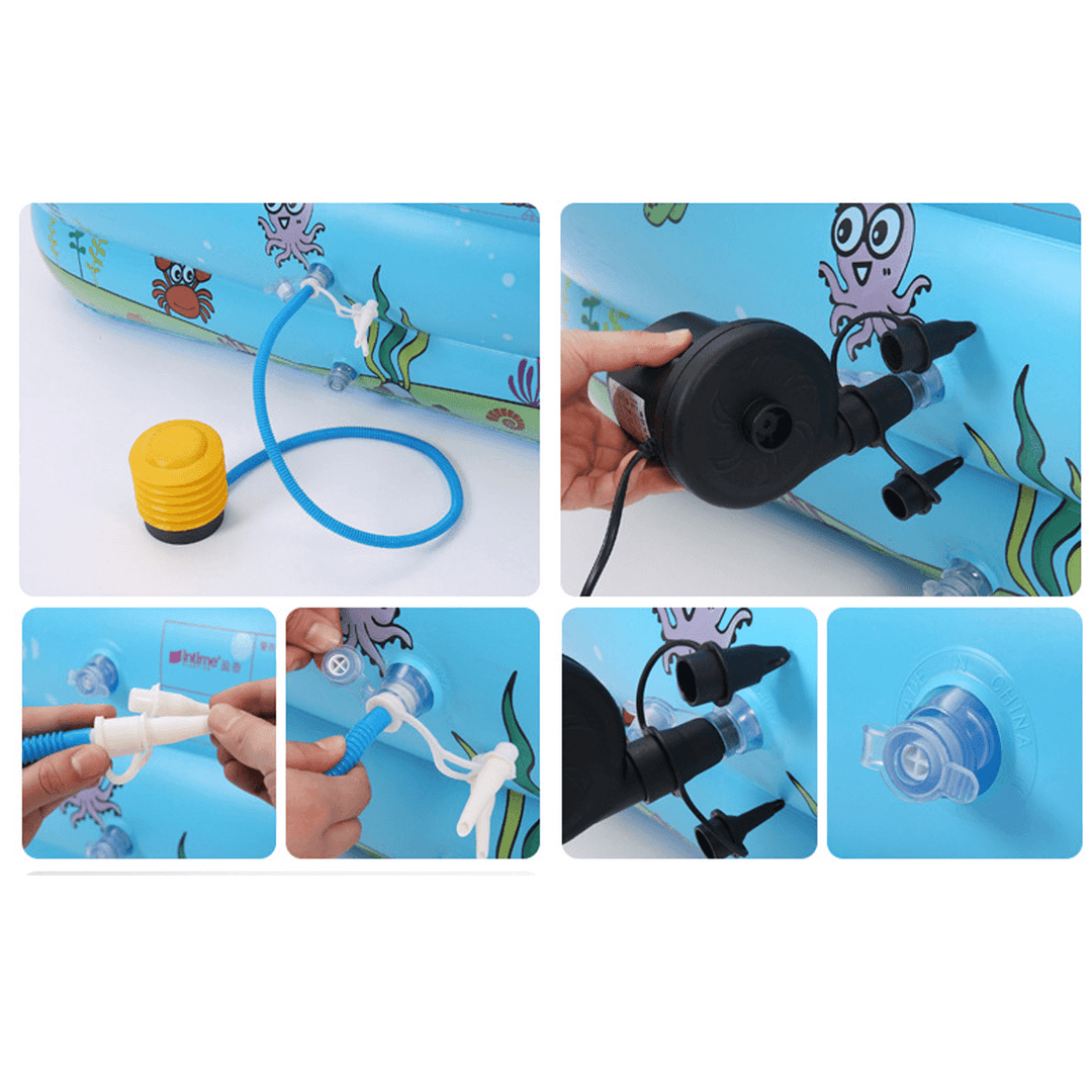 Yingtai 1.3M/1.8M/2.1M Three-Ring Rectangular Children'S Inflatable Swimming Pool for Outdoor