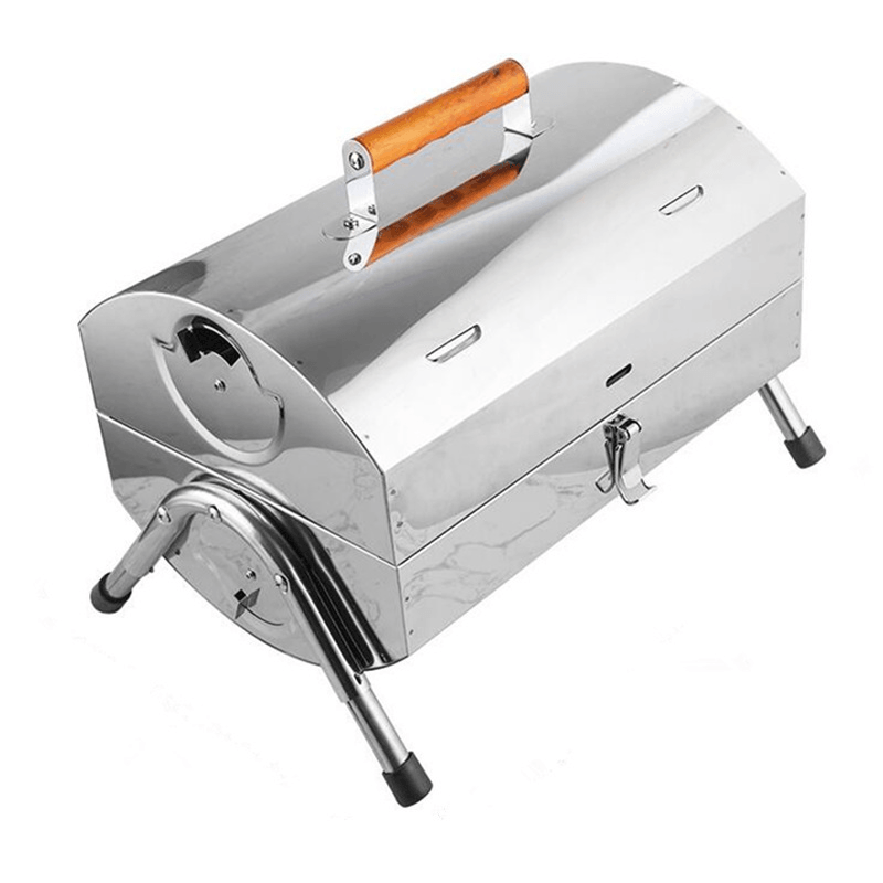 Ipree¬Æ Portable Folding BBQ Grill Charcoal Handy Grill Outdoor Camping Stainless Steel Barbecue Stove