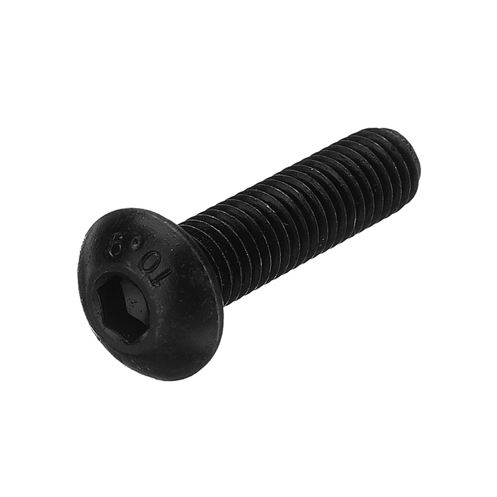 Suleve‚Ñ¢ M5CH8 50Pcs M5 10.9 Grade Carbon Steel Hex Socket Cap Head Screw 6-40Mm Optional Length