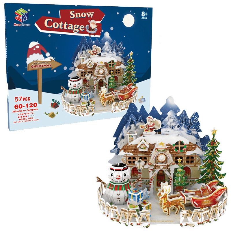 3D Three Dimensional Puzzle Children'S Toys