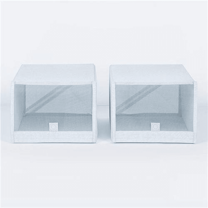 2PCS Shoe Storage Box from Xiaomi Youpin save Space Tidy Foldable Shoe Organiser Box Storage Baskets