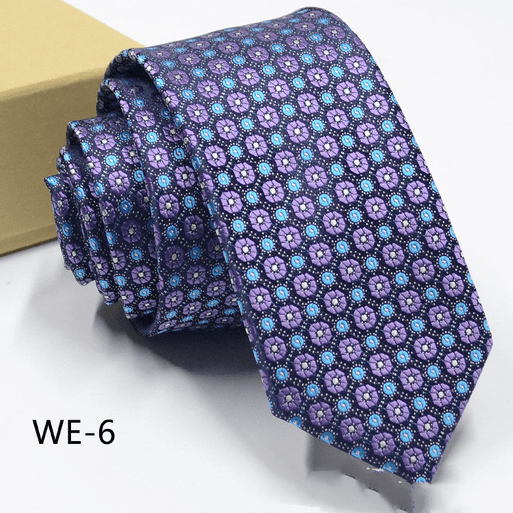 6CM Trendy Men'S 1960 Needle Fine Made Nano Waterproof Tie