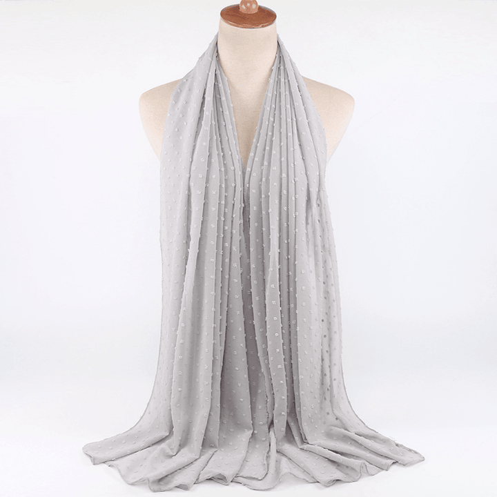 Thick Chiffon Long Scarf