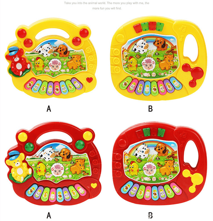 Toddler Musical Piano Toy Allow Toddler to Recognize Farm Animal and Sounds Age 3