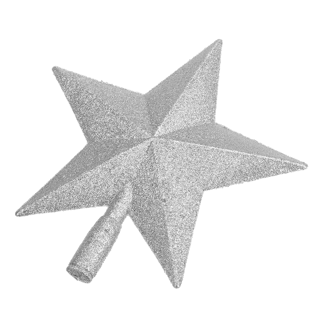 Christmas Tree Top Sparkle Star Glittering Hanging Christmas Tree Topper Decoration Ornaments Home Decor