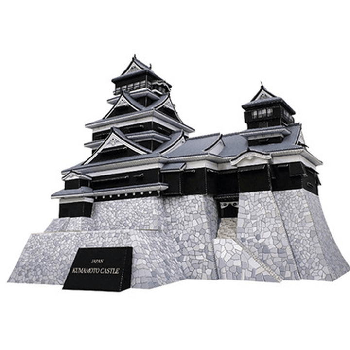 3D Paper Model of Famous Japanese Buildings