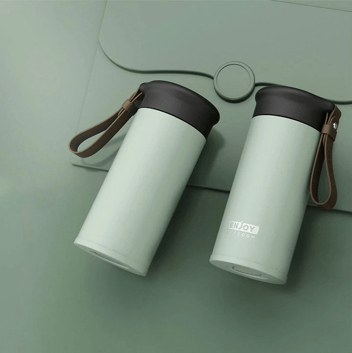 280ML Double Wall Stainless Steel Vacuum Flasks Car Water Cup Coffee Tea Travel Mug Bottle