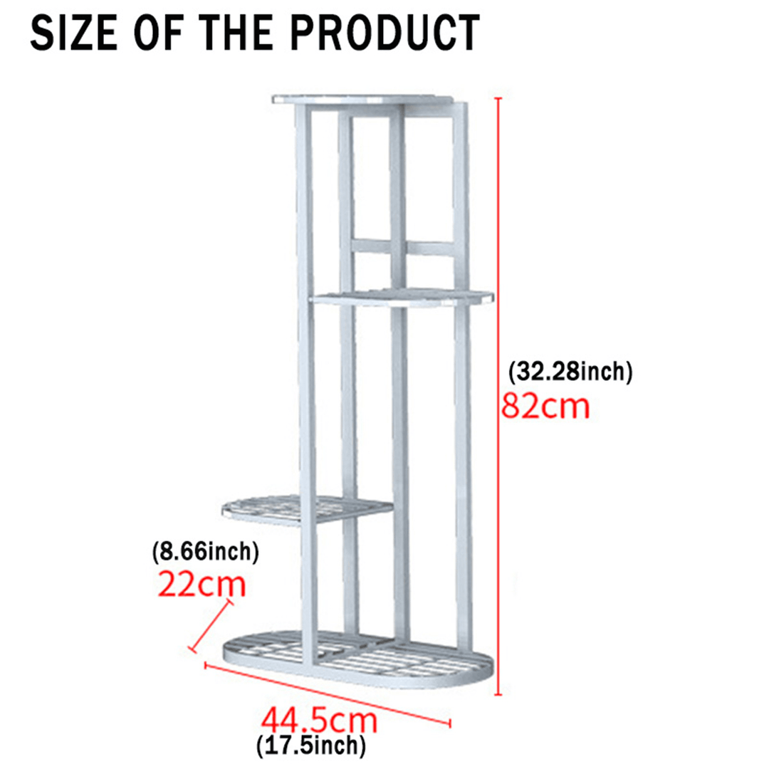 5 Tier Tall Plant Stand Rack Multiple Flower Pot Holder Shelf for Indoor Outdoor