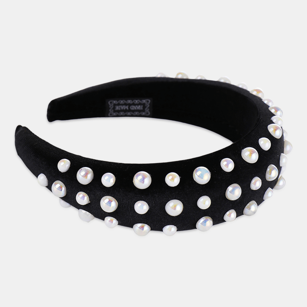 Pearl Sponge Headband Multicolor Ladies Headband