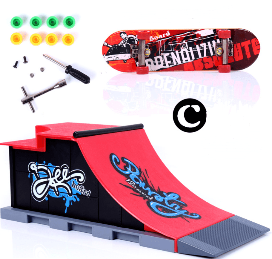 Fashion Children'S Finger Skateboard Props Alloy