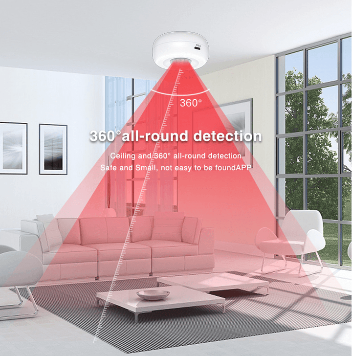 Smart Wifi PIR Motion Sensor Wireless Infrared Detector Security Burglar Alarm Sensor Smart Life for Home Safety