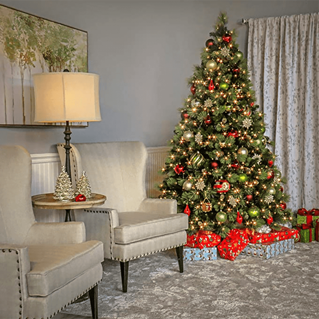 2020 Christmas Decorations Large Artificial Christmas Trees Xmas Tree for Home Living Room Village New Year Decor