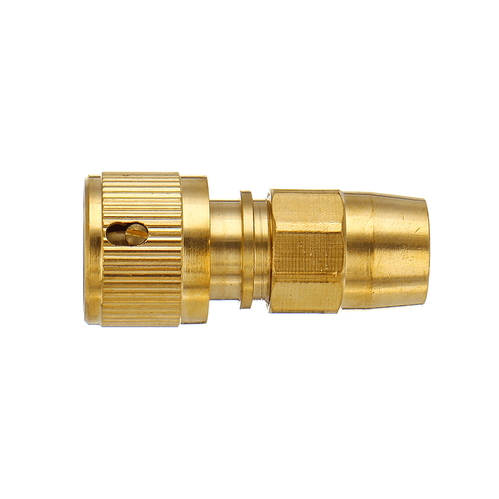 3/8'' Brass Hose Connector Copper Garden Telescopic Pipe Fittings Washing Water Quick Connector Car Wash Clean Tools Quick Connect Adapter