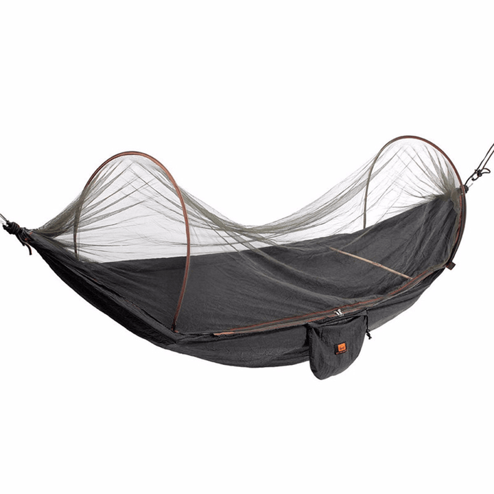 Outdoor Portable Camping Parachute Hammock Hanging Swing Bed with Mosquito Net