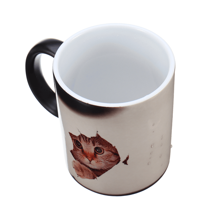 350Ml Cat Lover Morphing Mug Heat Sensitive Color Changing Coffee Mugs Cup Gifts