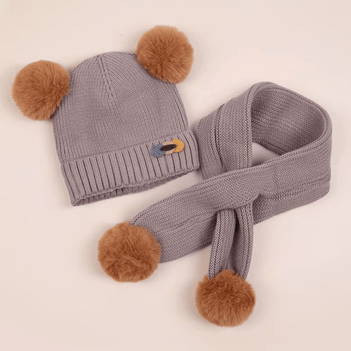 Lovely Wool Hat Solid Color Plush Warm Hat - MRSLM